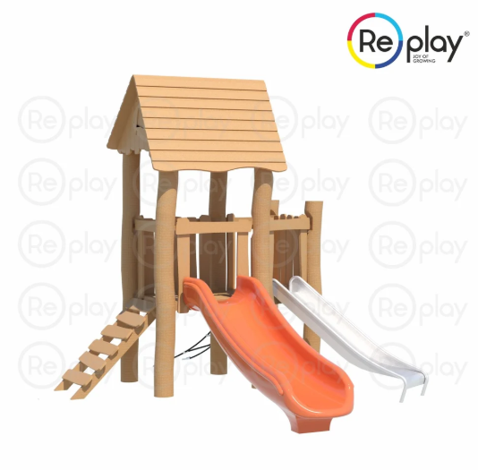 NATURAL WOOD HOUSE MULTI PLAY