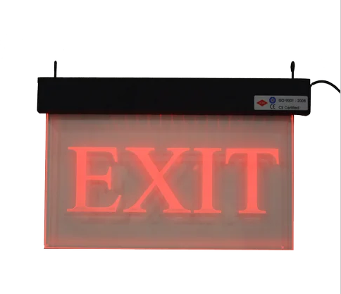 Acrylic Exit Signage without Battery Backup