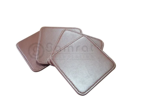 Leather Square Coasters