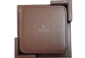 Leather Square Coasters
