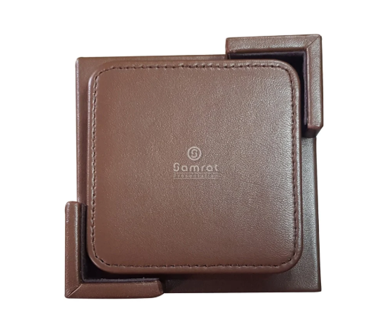 Leather Square Coasters