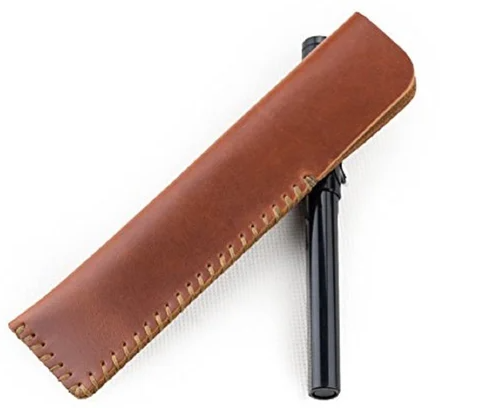 High Quality PU Leather Single Pen Holde