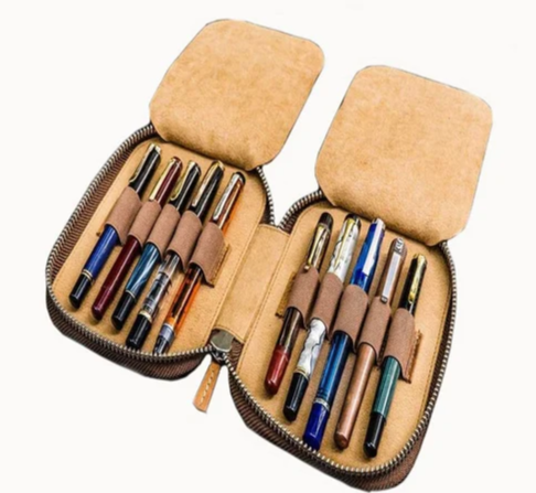 High Quality Real Leather Pen Case