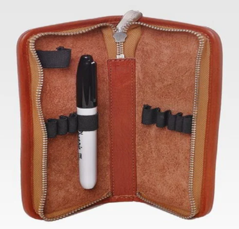 High Quality Real Leather Pen Case