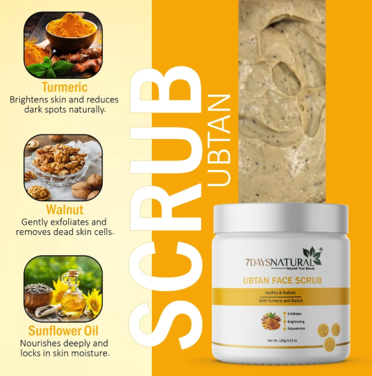 Ubtan Face & Body Glowing Scrub (100 ml)