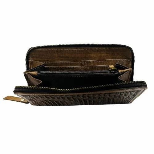 Women Leather Engraved Wallet