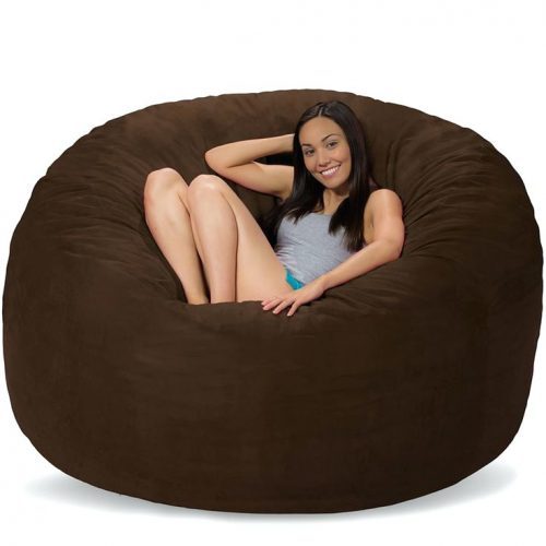 Polyester Brown Large Bean Bag
