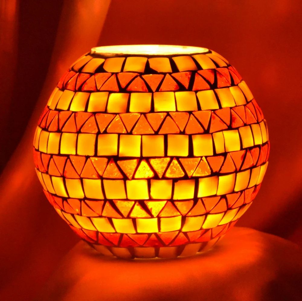 Glass Candle Holders