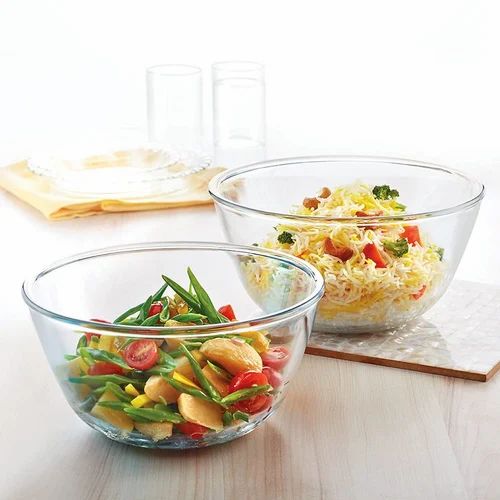 Microwave glass Serving Bowl