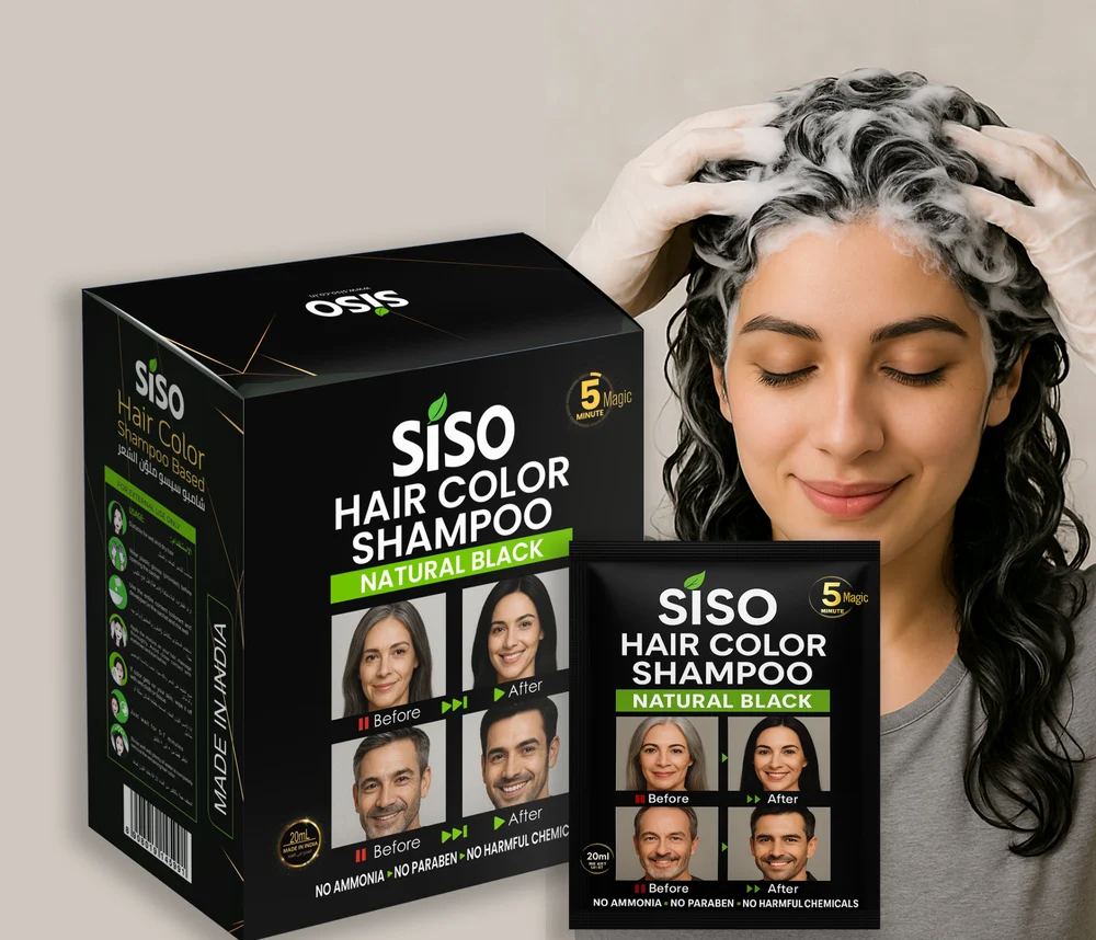 Natural Black Color Hair Dye x 10pcs