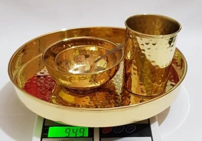 Pure-Source-India-Brass-Hammered-Thali-1