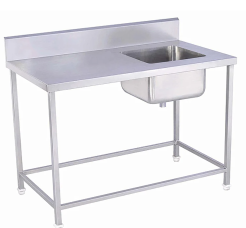 SS Rectangular Sink Table