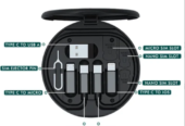 6 in 1 Magnetic Travel utility cable kit supports fast charging
