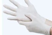 White Nitrile Surgical Gloves
