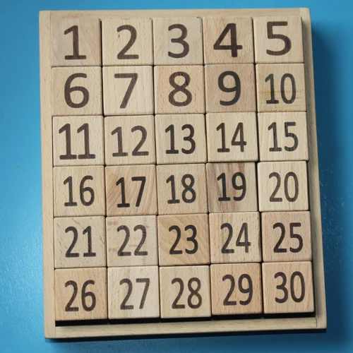 4 in 1 wooden education learning block game