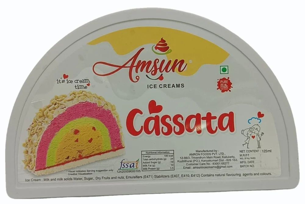 Amsun Cassata Ice Cream 125ml