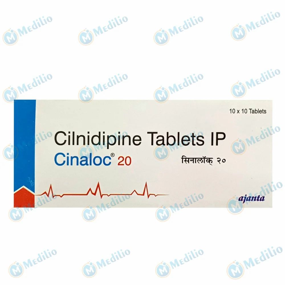 CILNIDIPINE 20 MG TABLET