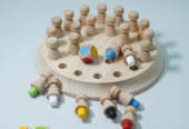 Wooden Memory Chess – BIG SIZE