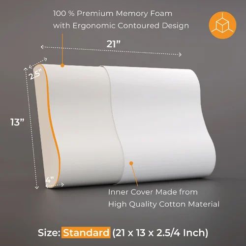 Memory Foam Cervical Pillow King Size