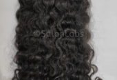 Clip in human hair extensions