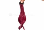 Women Burgandy Color Streaks