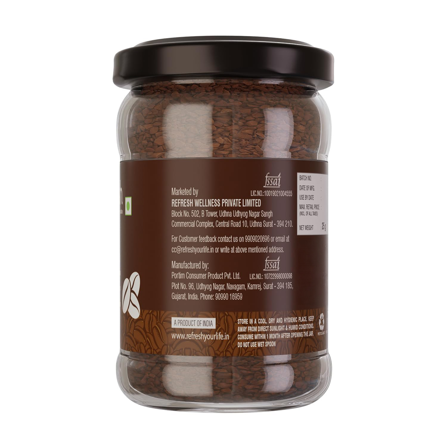 Refresh Espresso Instant Coffee