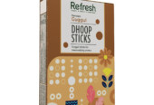 Refresh Premium Guggul Dhoop Sticks 45g (Charcoal-free)